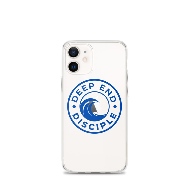 Clear Case for iPhone® DeepEndDisciple logo