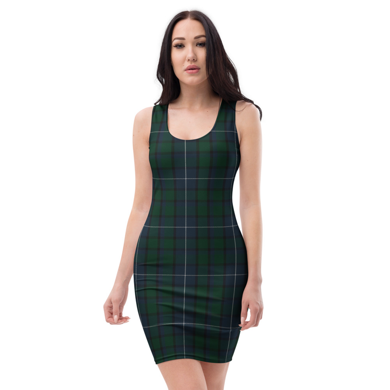 Cascadia Tartan Bodycon Dress
