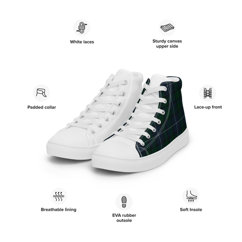 High-top Canvas Sneakers