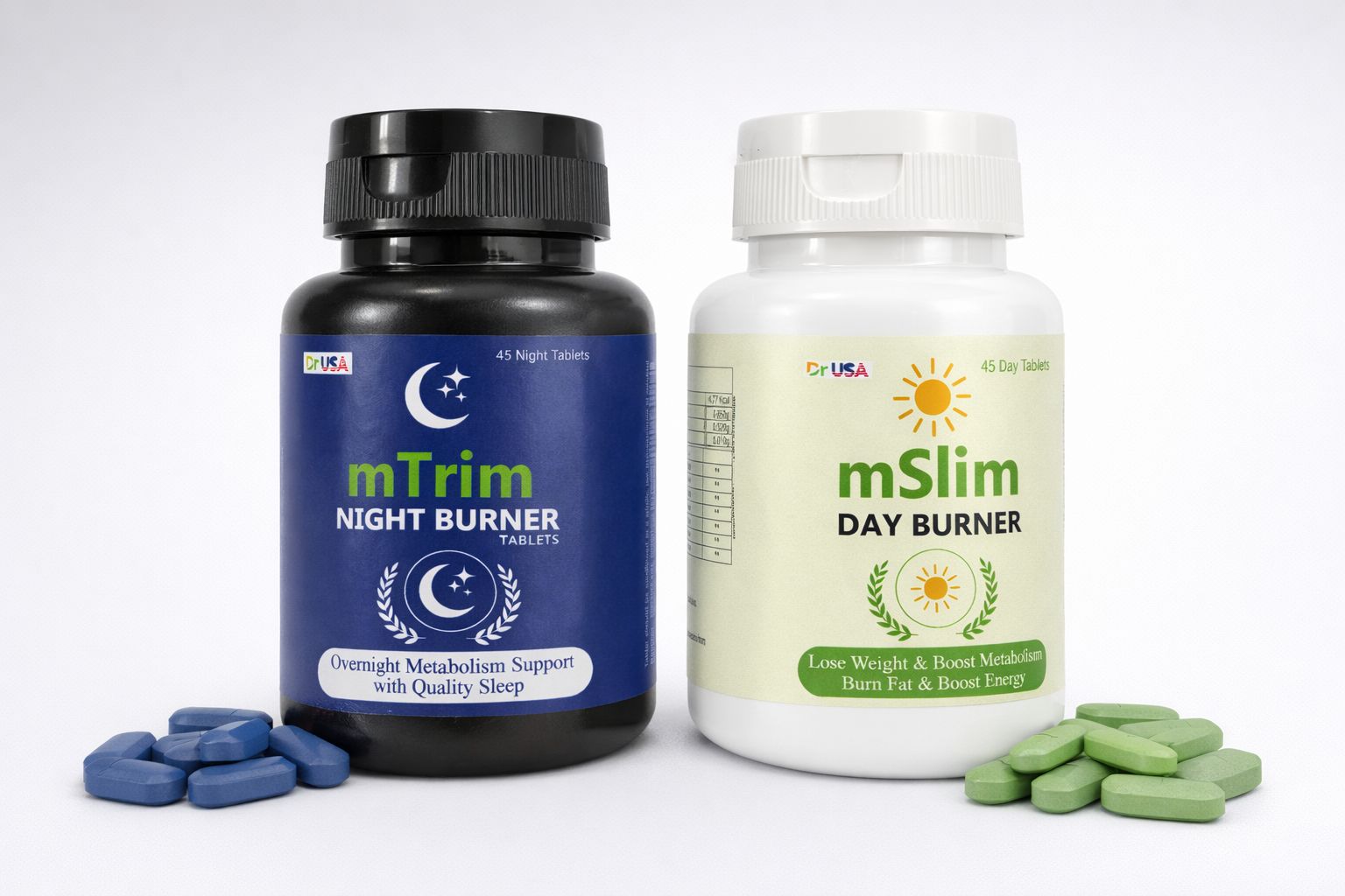 mTrim Night Burner & mSlim Day Burner Tablets