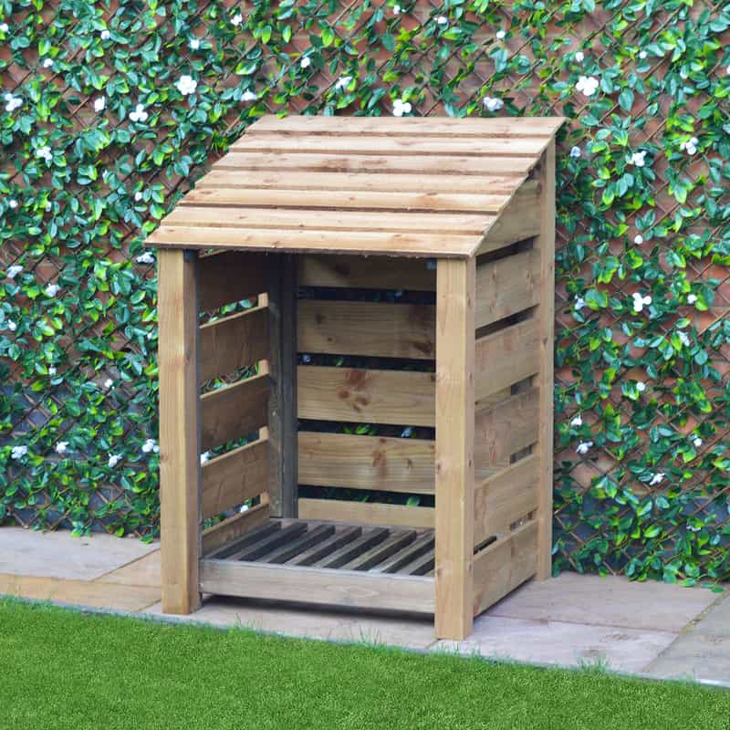 Single Bay 4ft Log Store