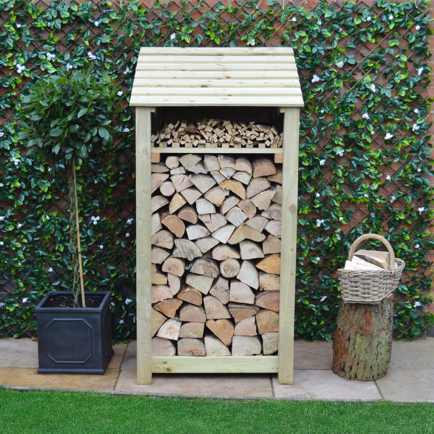 Single Bay 6ft Log Store