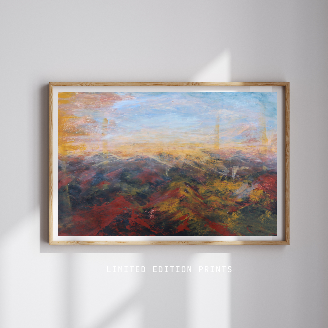 Autumn Mountains - Impressionist Landscape - Limited Edition Giclèe Print