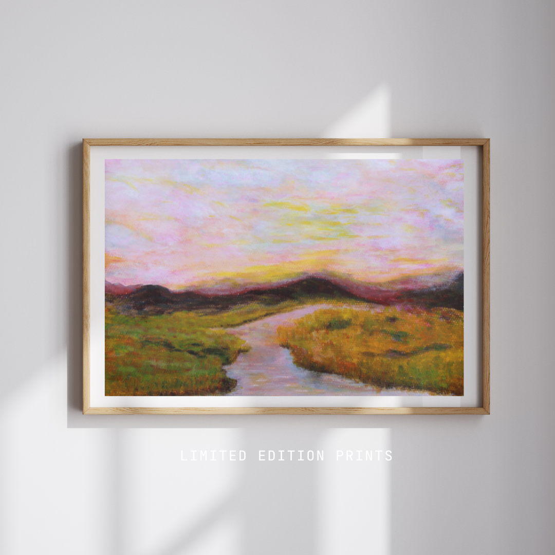 Marshes at Sunset  - Limited Edition Giclèe Print