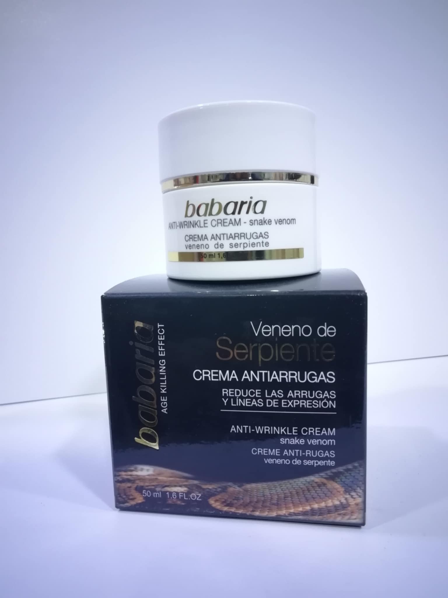 Crème Anti-Rides Venin de Serpent Babaria