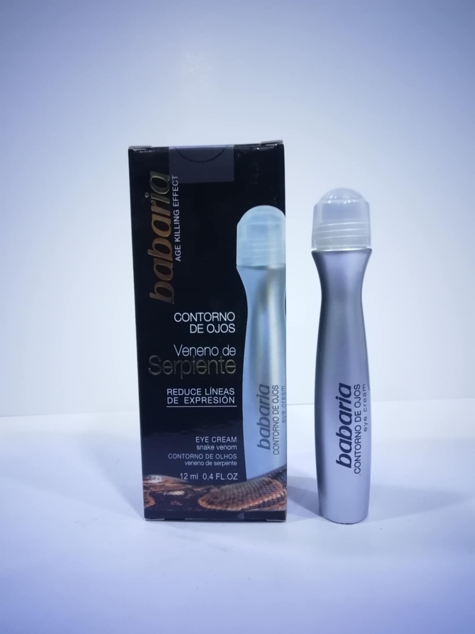 countour des yeuxs  au Venin de Serpent babaria