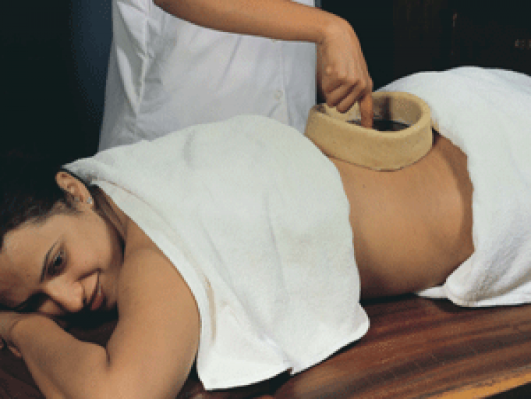 Ayurvedic Kati Basti Therapy 