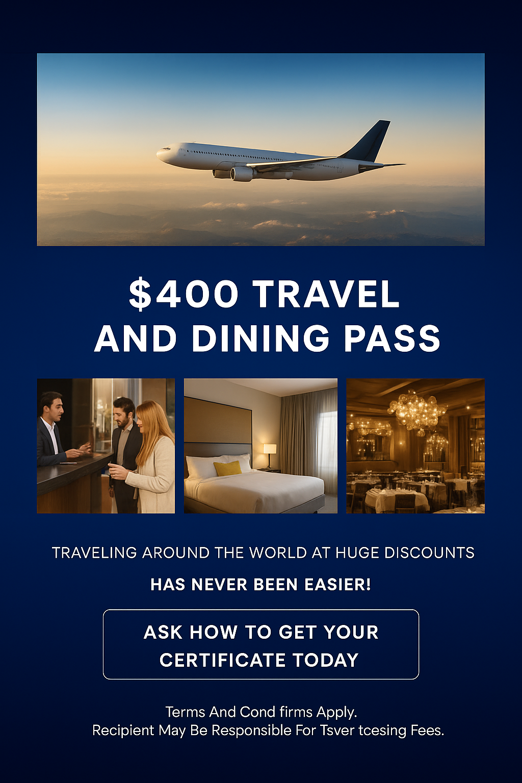 $400 Travel and Dining Pass