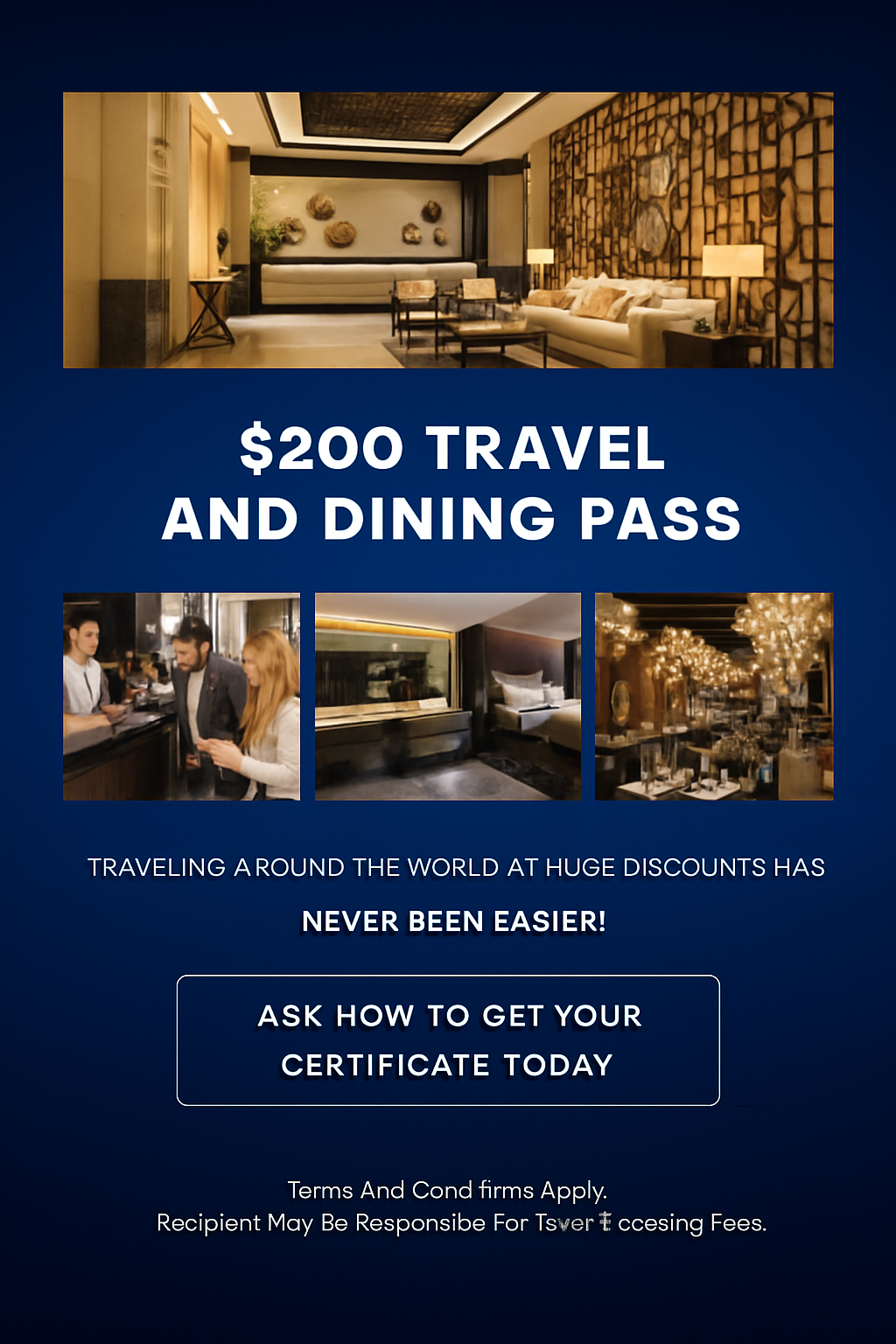 $200 Travel and Dining Pass
