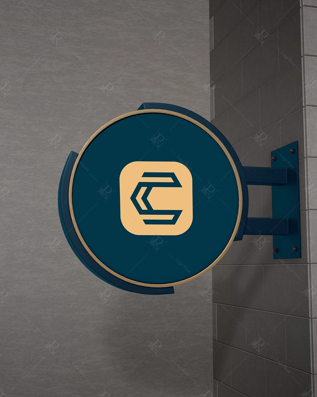 “C” Shield Mark – Construction Company Logo + Stationery Set