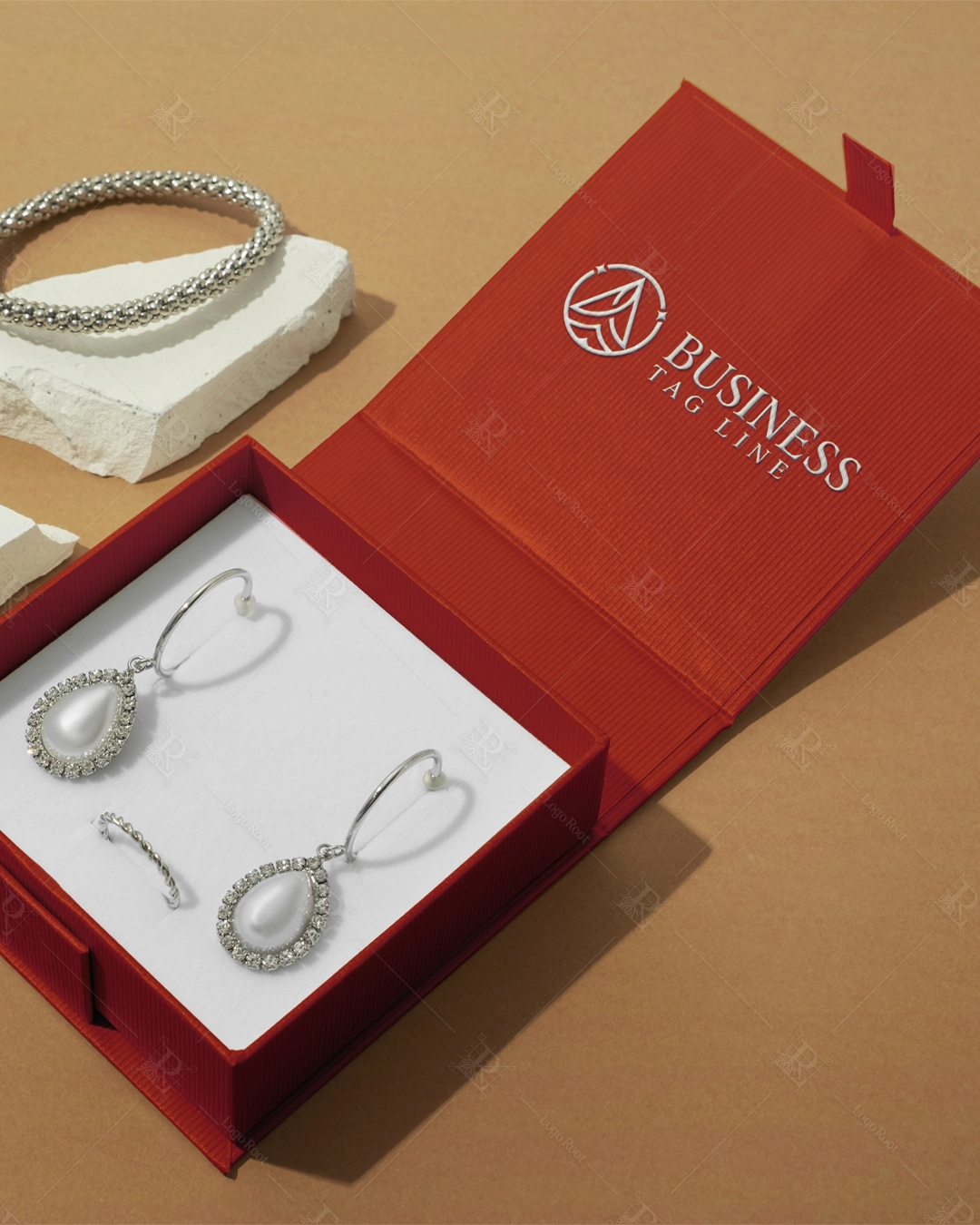 "A" Golden Petal – Traditional Jewelry & Lifestyle Brand Logo + Stationery Kit