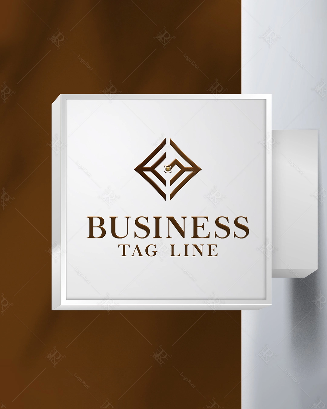 Royal Gem - Diamond Monogram Logo