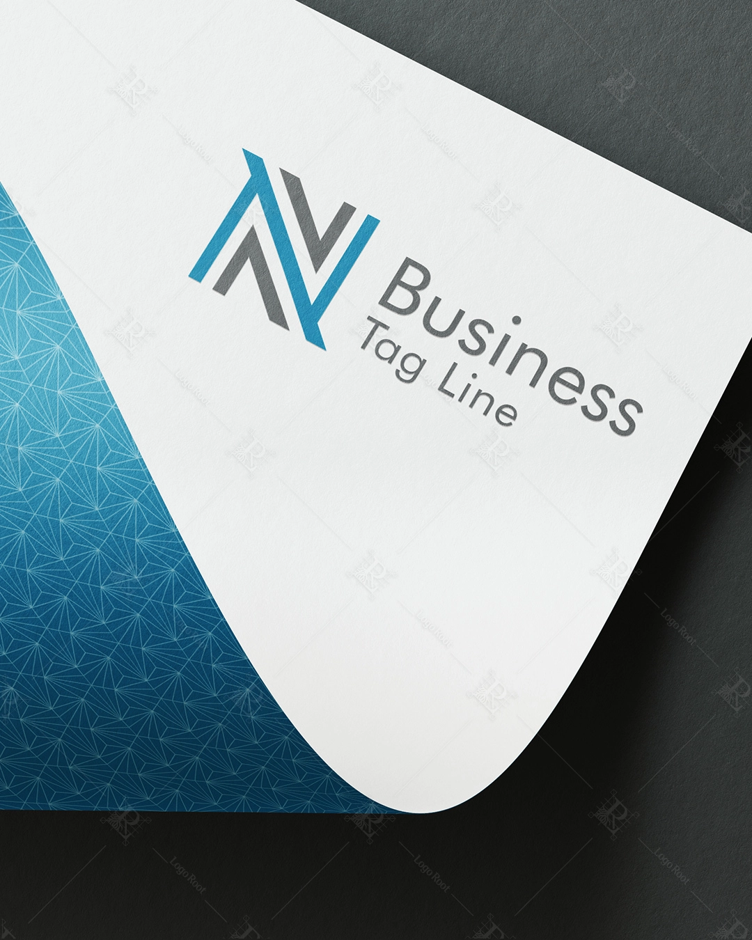 N-Line Structure - Modern N Monogram Logo