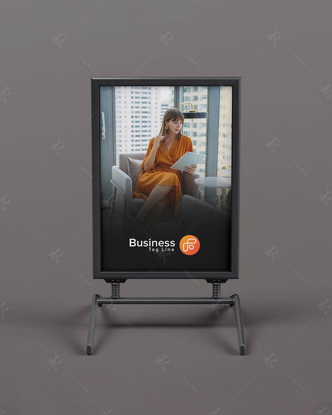 Letter D & P Symbol – Innovative Tech & Digital Logo