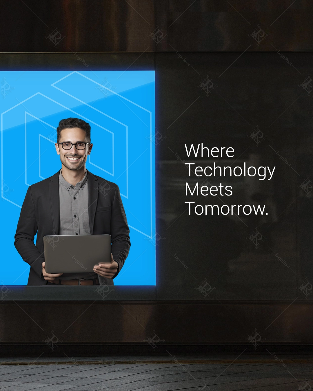 Modern Digital "S" Symbol – Technology & IT Business Logo + Stationery Set