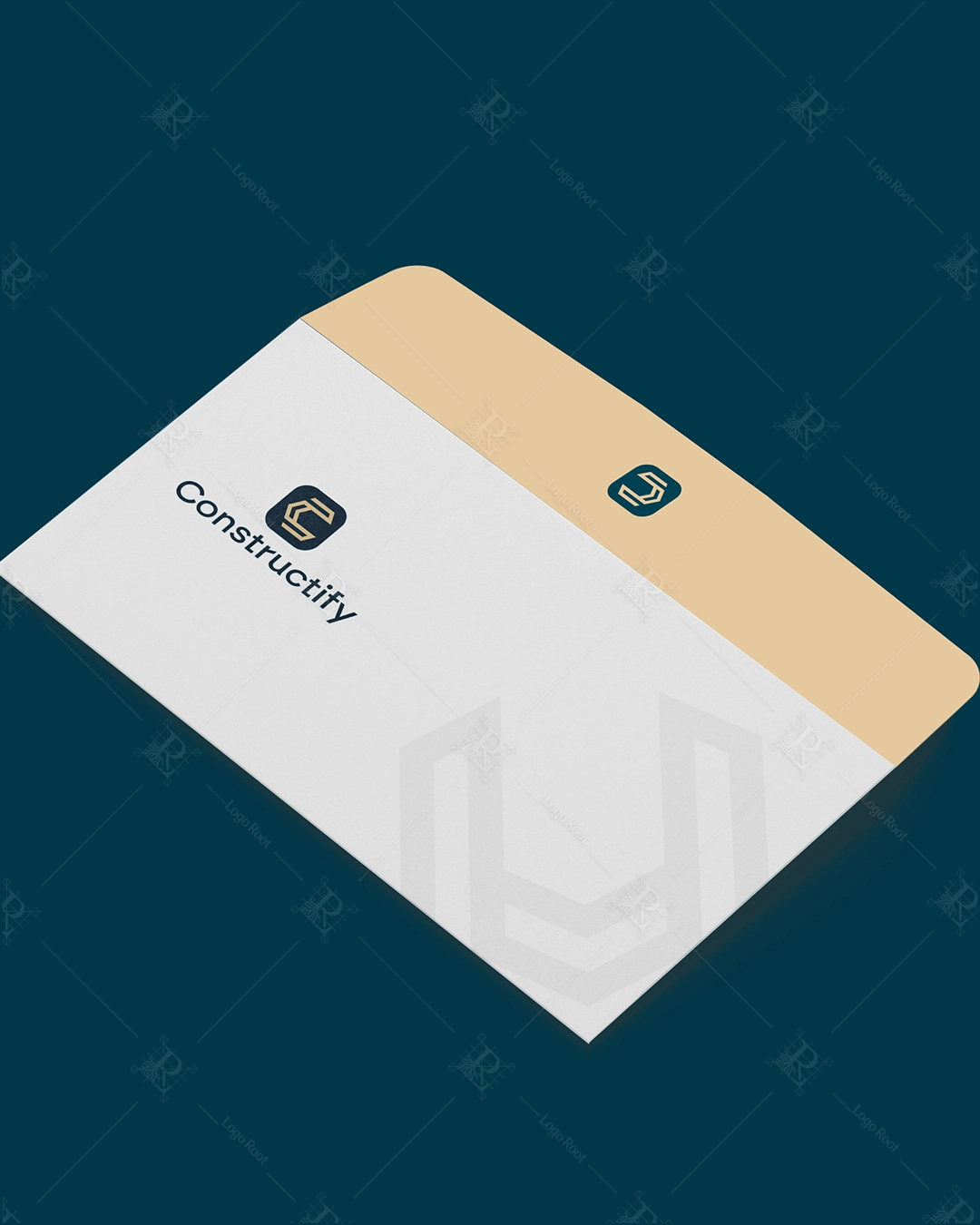 “C” Shield Mark – Construction Company Logo + Stationery Set