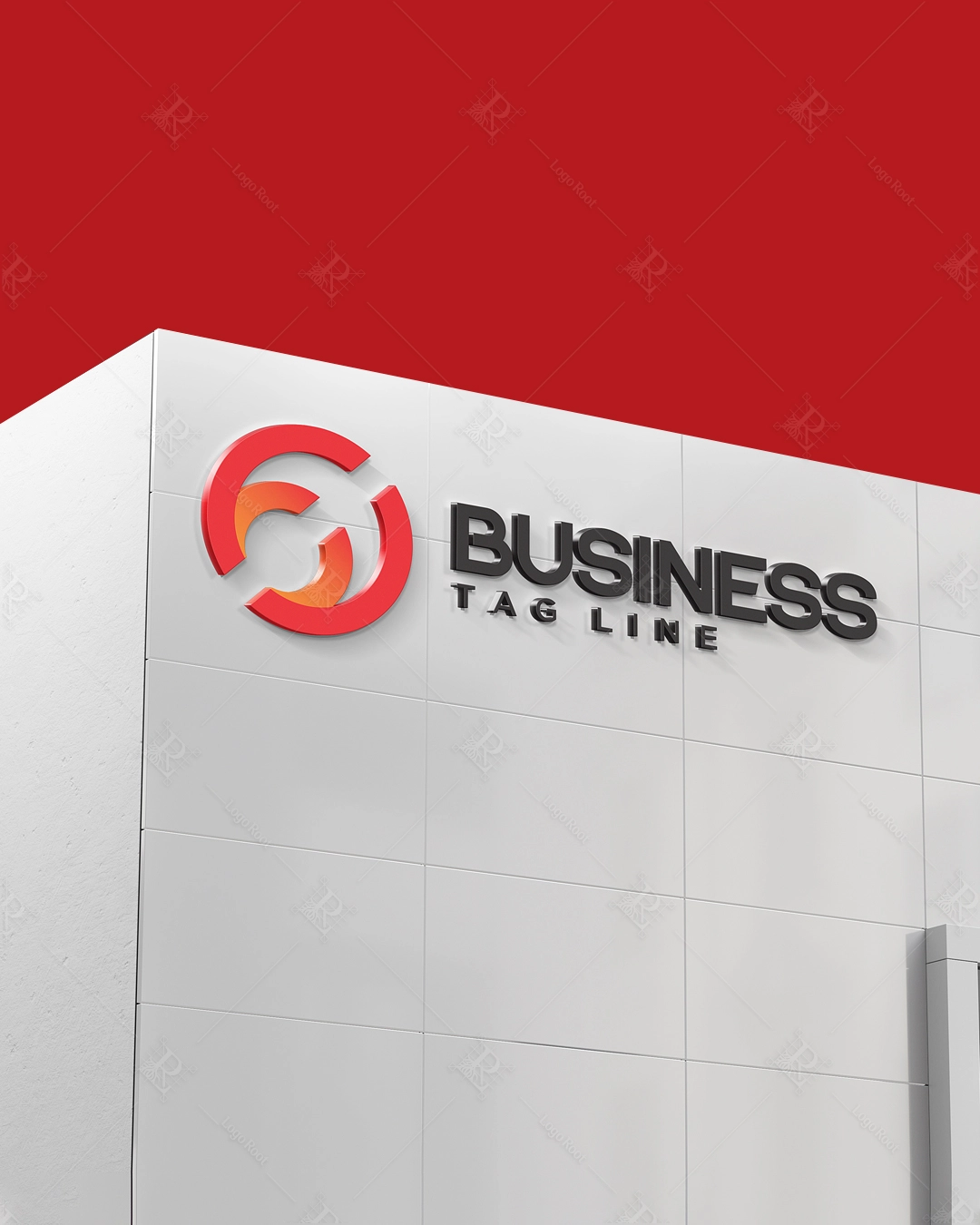 "F" Curve Icon – Logistics & Industrial Business Logo + Stationery Pack