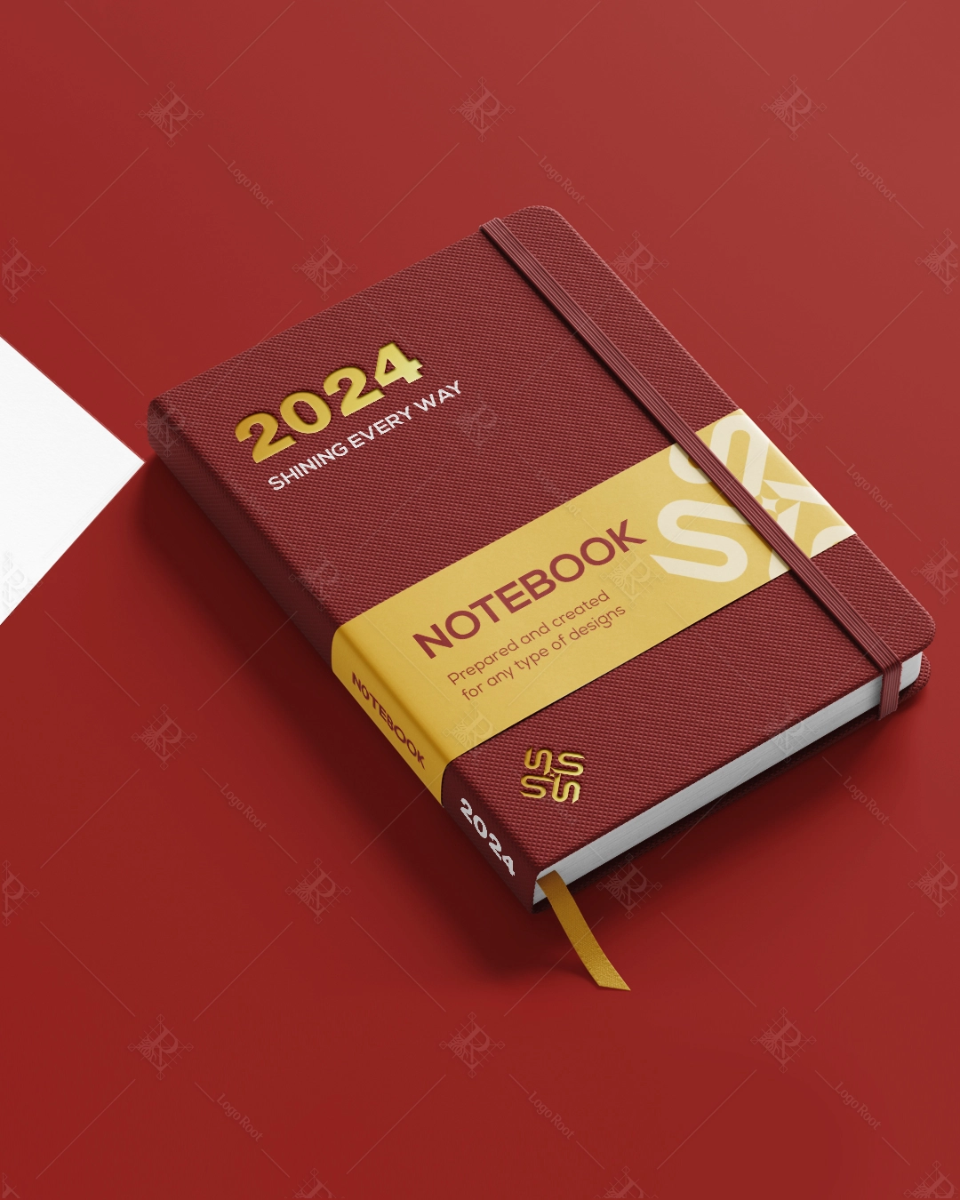 "S" Golden Weave Symbol – Premium Jewelry & Luxury Brand Logo + Stationery Set