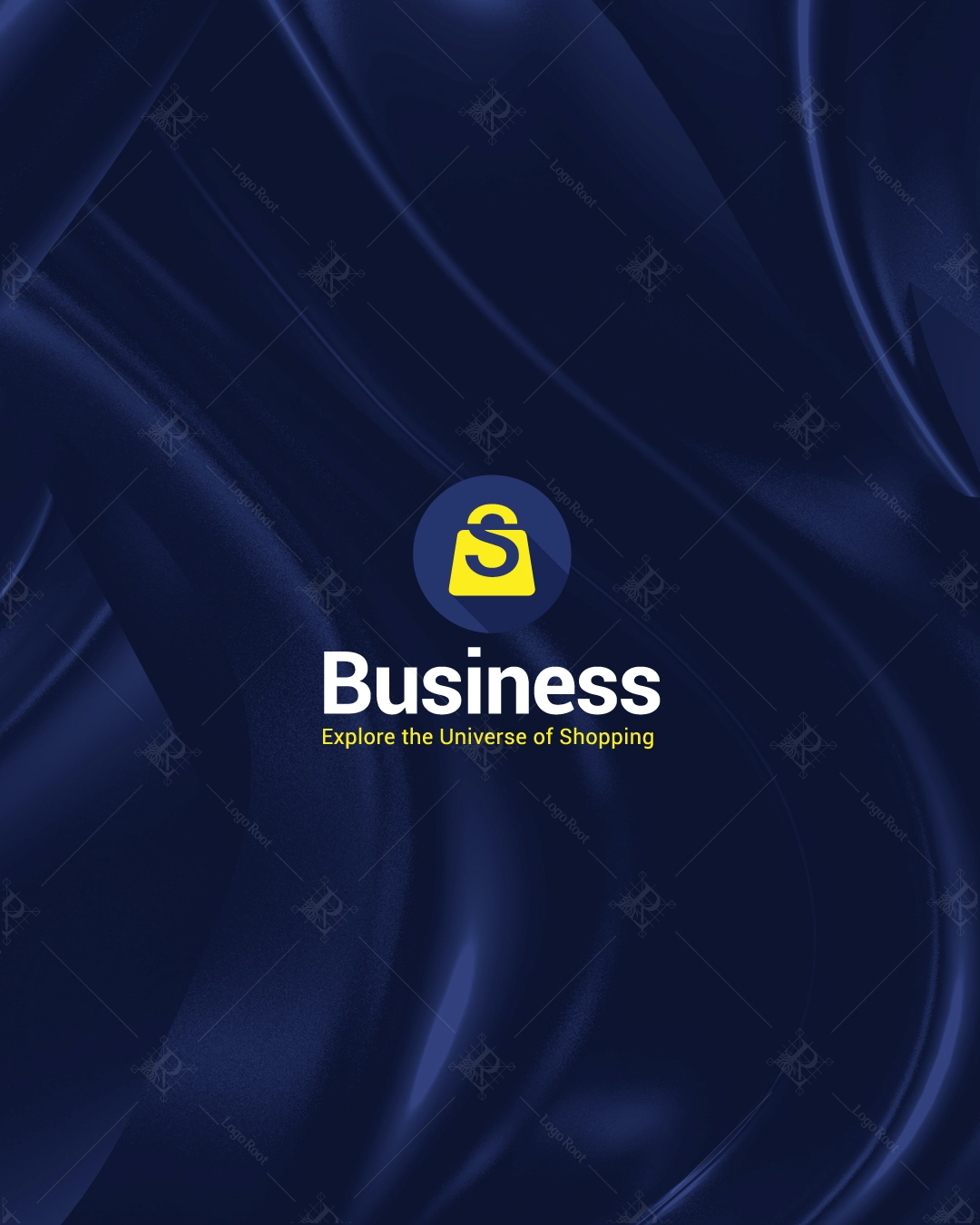 “S” Shopping Emblem – Retail & E-Commerce Logo + Stationery Design Set