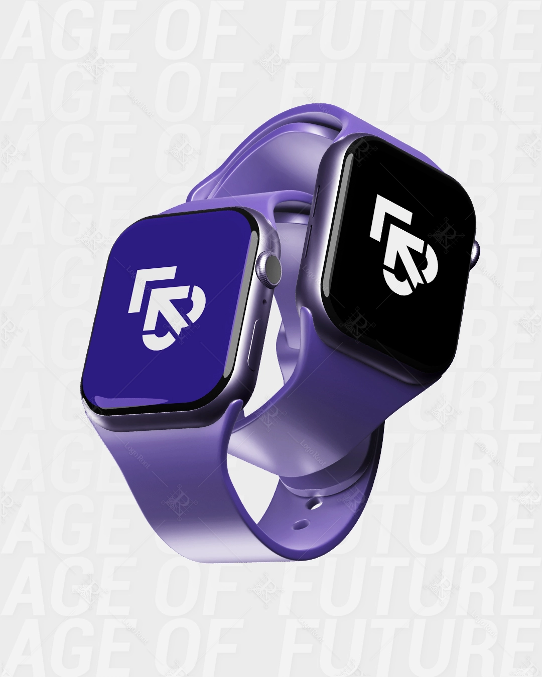 F + R Lettermark – Modern Tech & Digital Brand Logo + Stationery Set