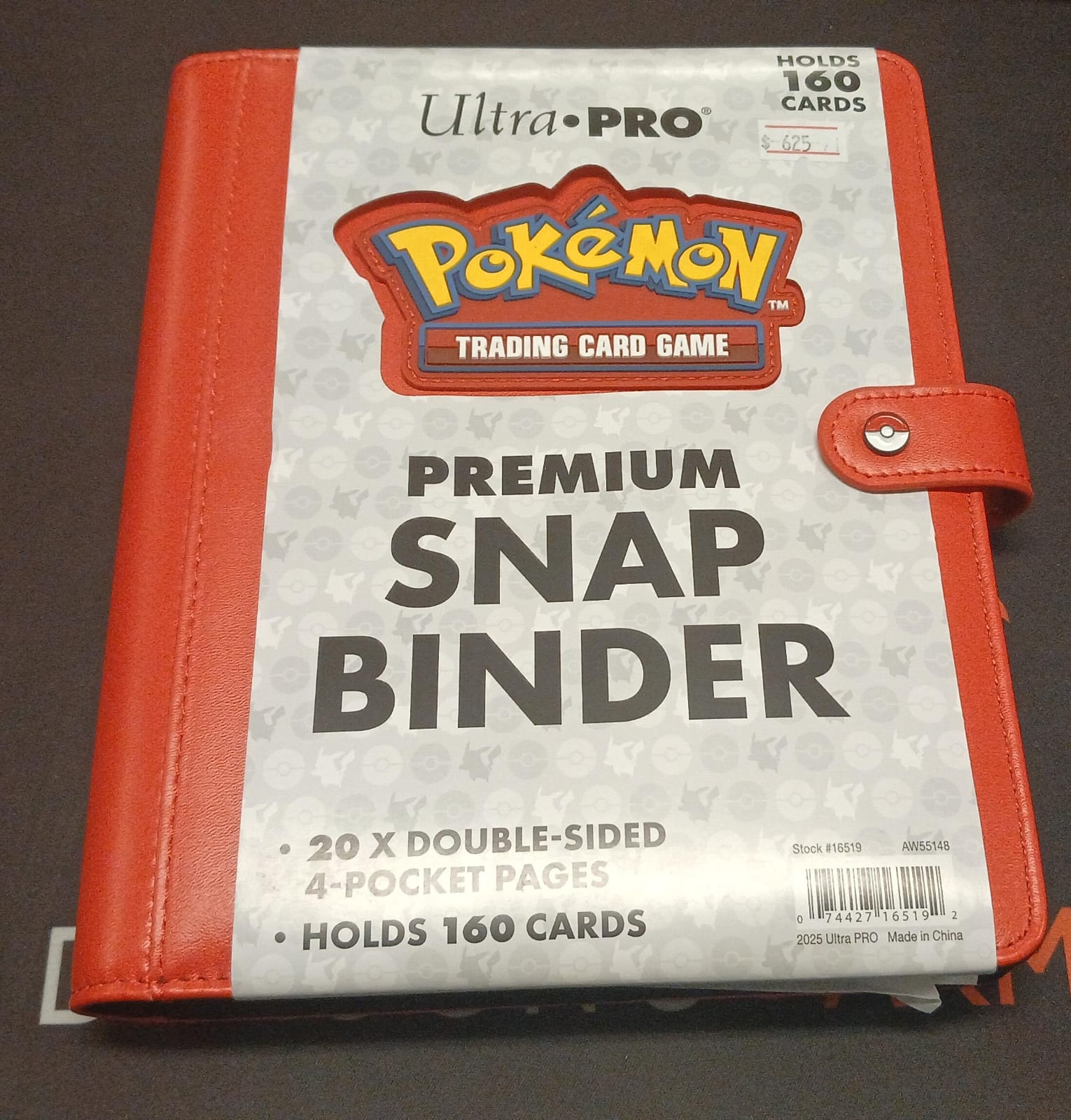 Ultra Pro Premium Snap Binder Pokemon 