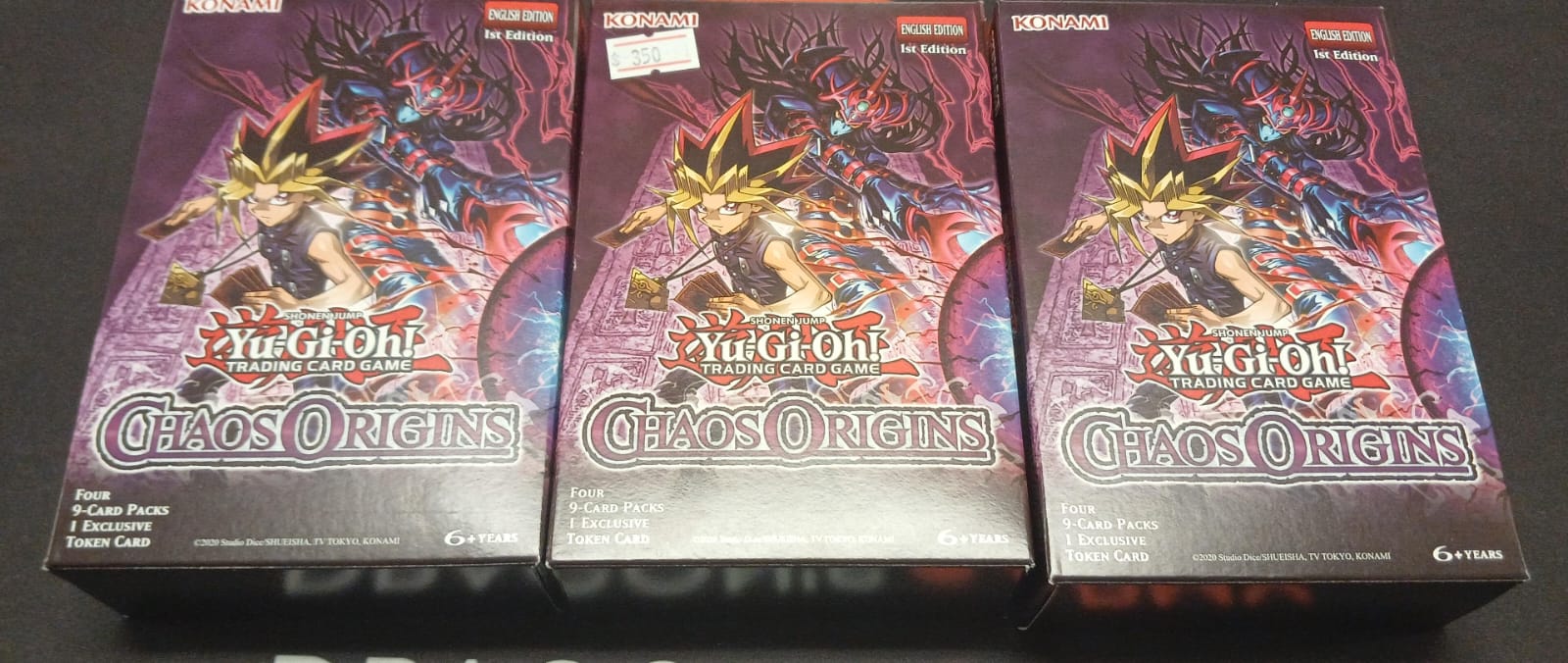 Token Box Chaos Origins YUGIOH