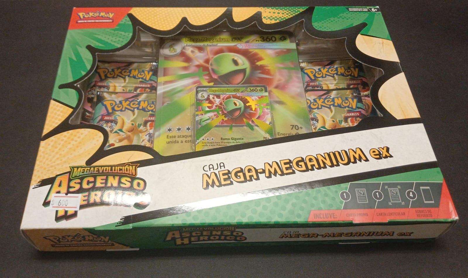 Mega Meganium EX Box Mega Evolutions Ascended Heroes (español)