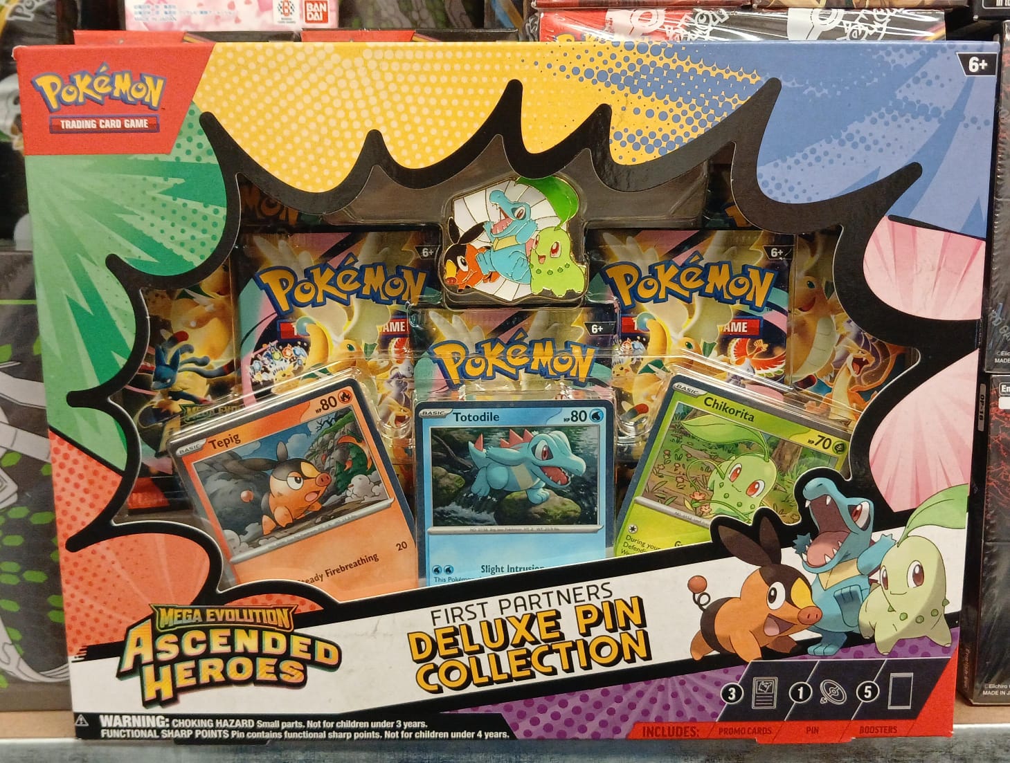 First Partners Deluxe Pin Collection Ascended Héroes Pokémon 