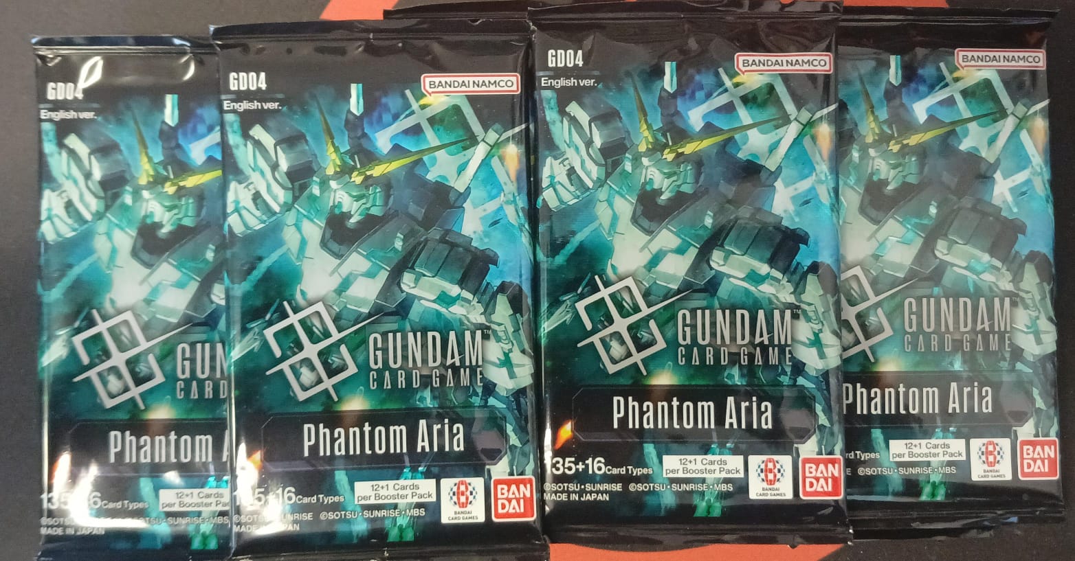 Booster Pack Phantom Aria Gundam Card Game 