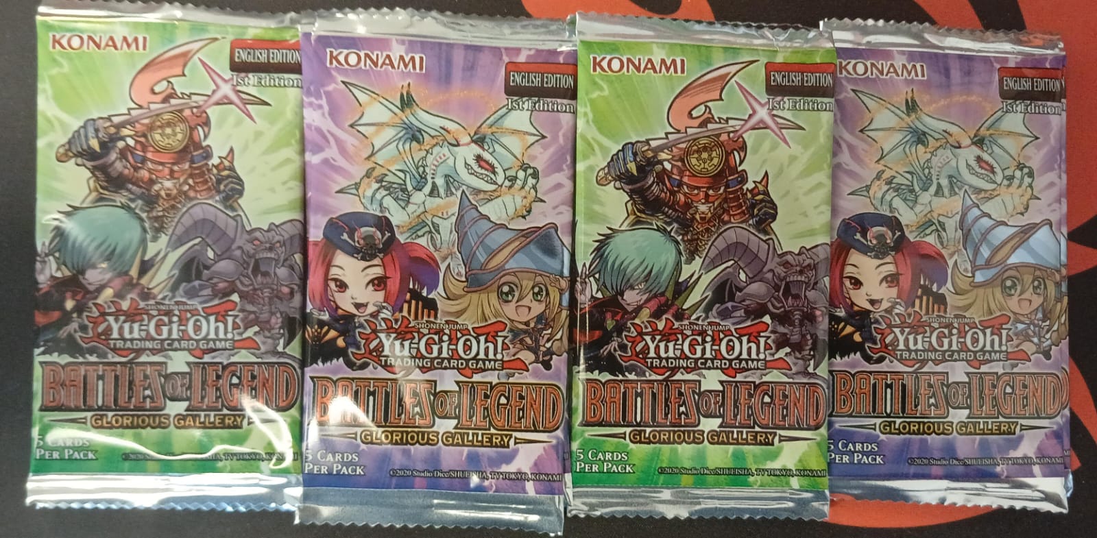 Battles of Legend Glorious Gallery Yu-Gi-Oh sobre 