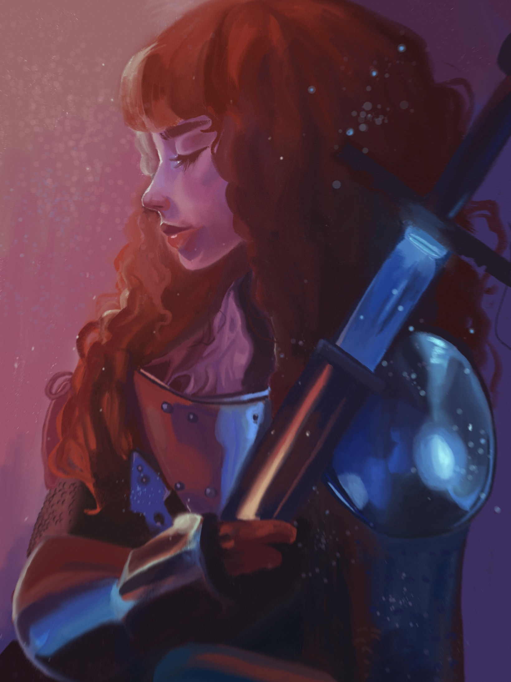 chappell roan inspired knight print 8.5x11