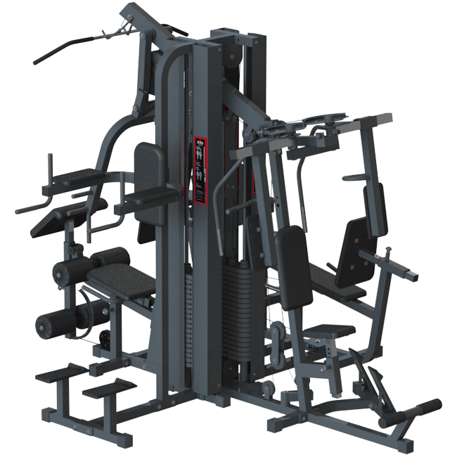 Estação de musculação multifuncional