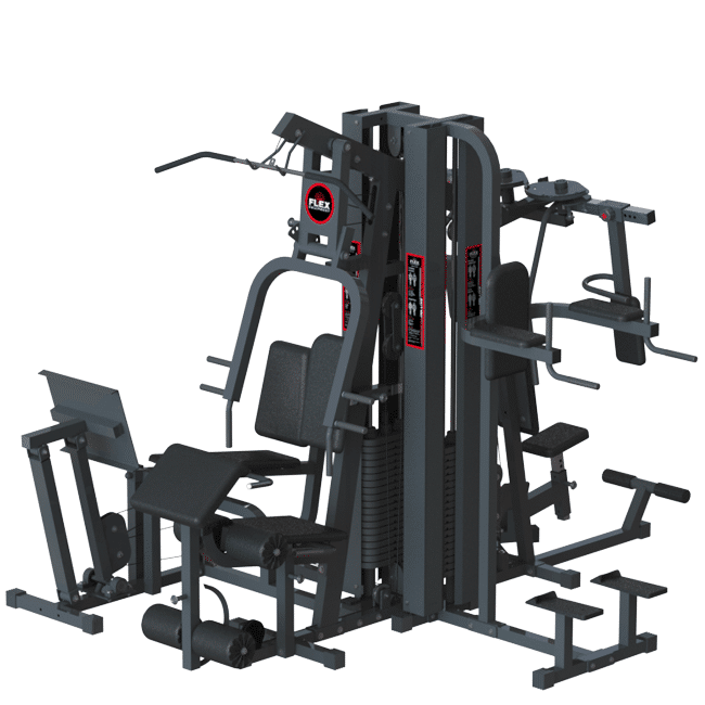 Estação de musculação multifuncional