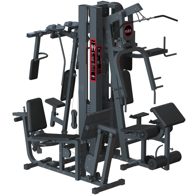 Estação de musculação multifuncional