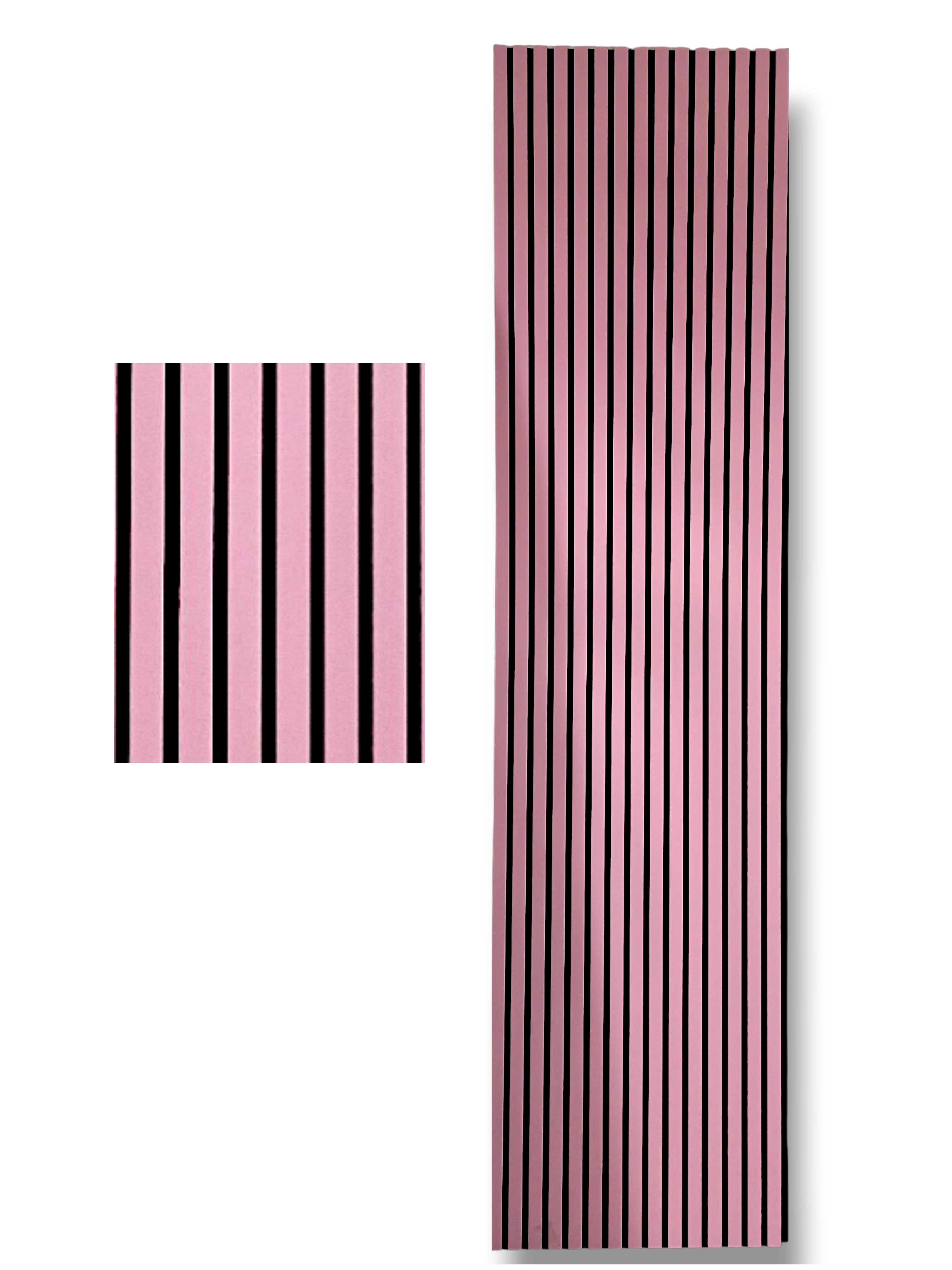 Estra Lite Pink Acoustic Wall Panel 240CM x 60CM