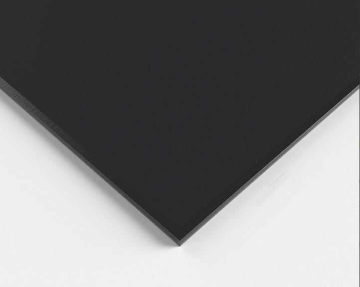 Black 595mm x 595mm x 7mm Ceiling tiles Gypsum Board Easy Clean Wipe able 