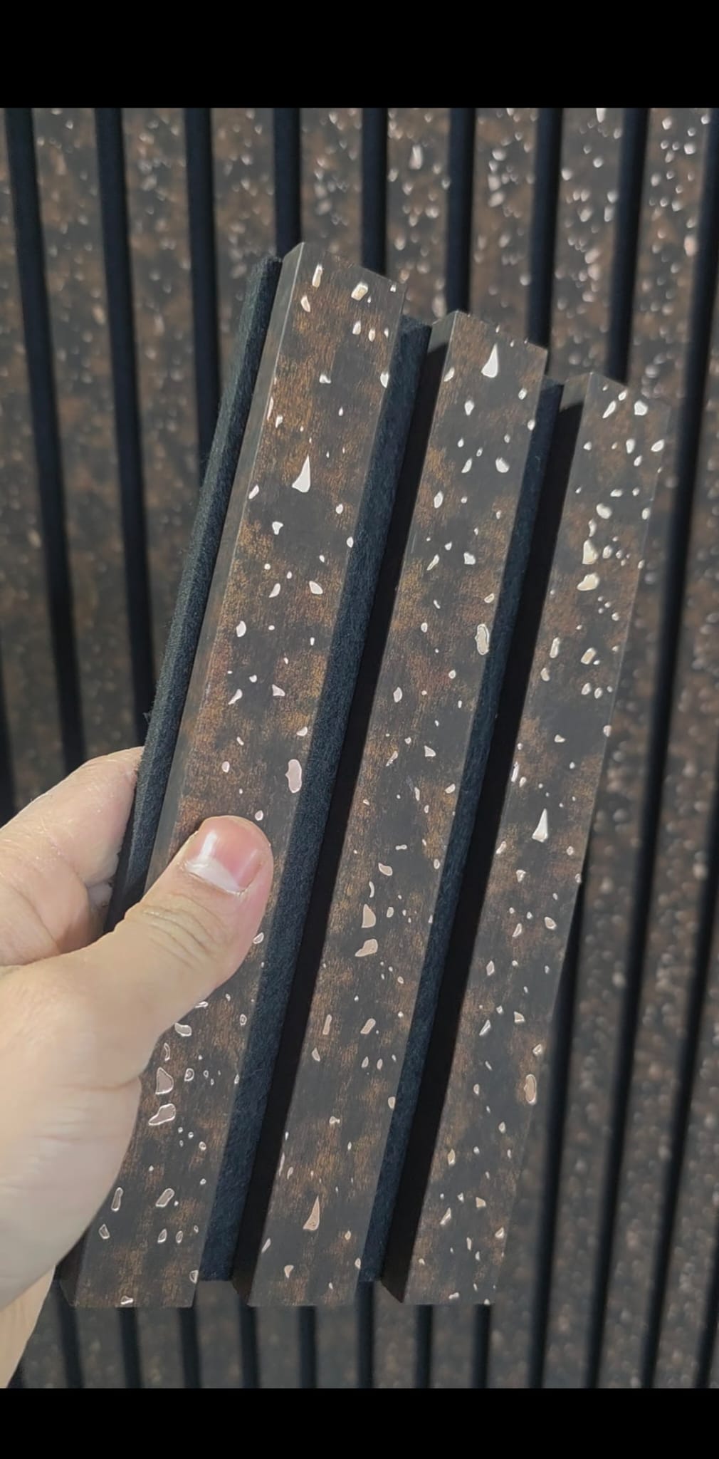 Estra Acoustic Rustic Copper Wall Panel 240CM x 60CM