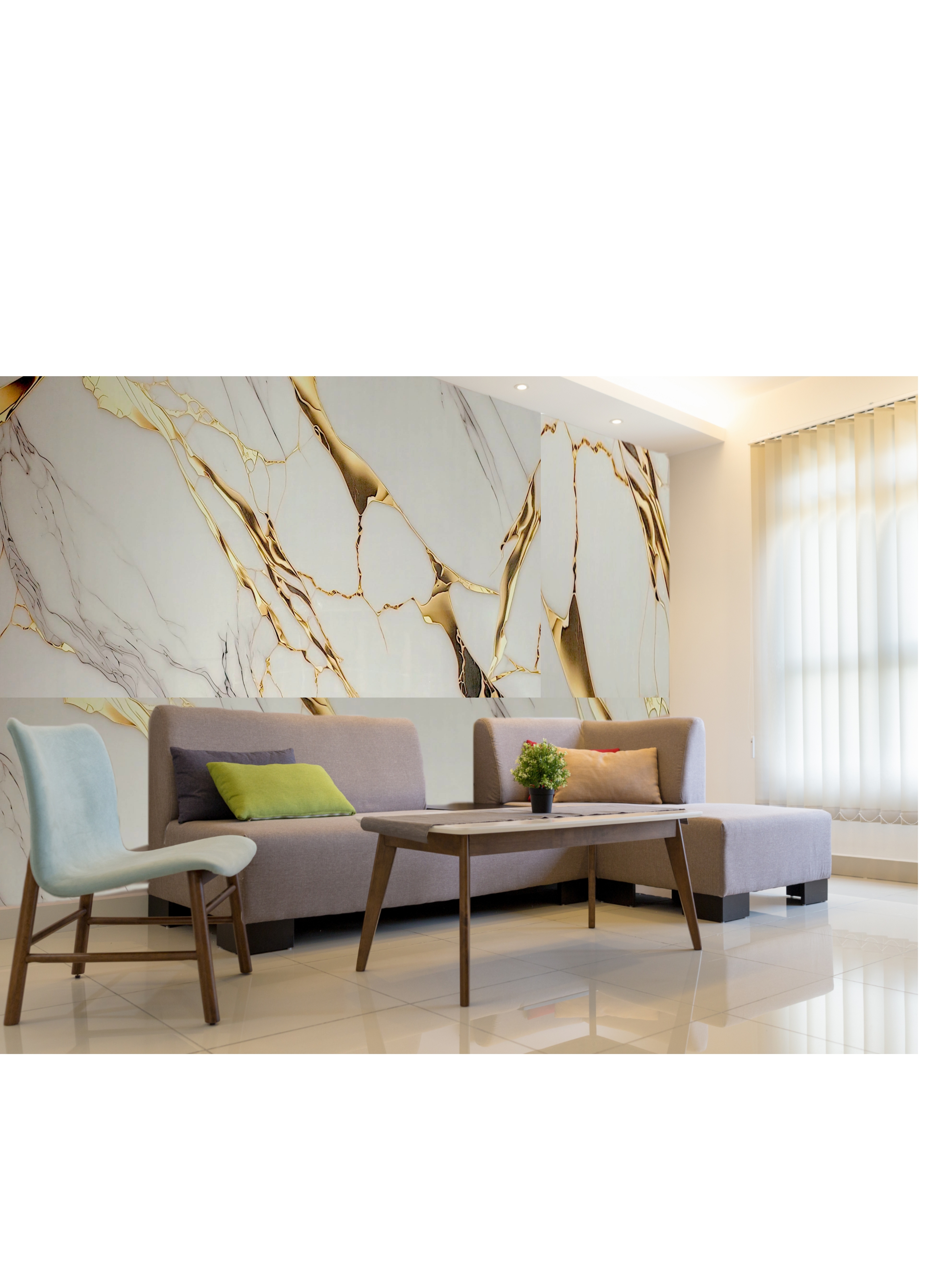 ESTRA Media wall 3D UV Marble sheets 3mm 2440mm x 1220mm