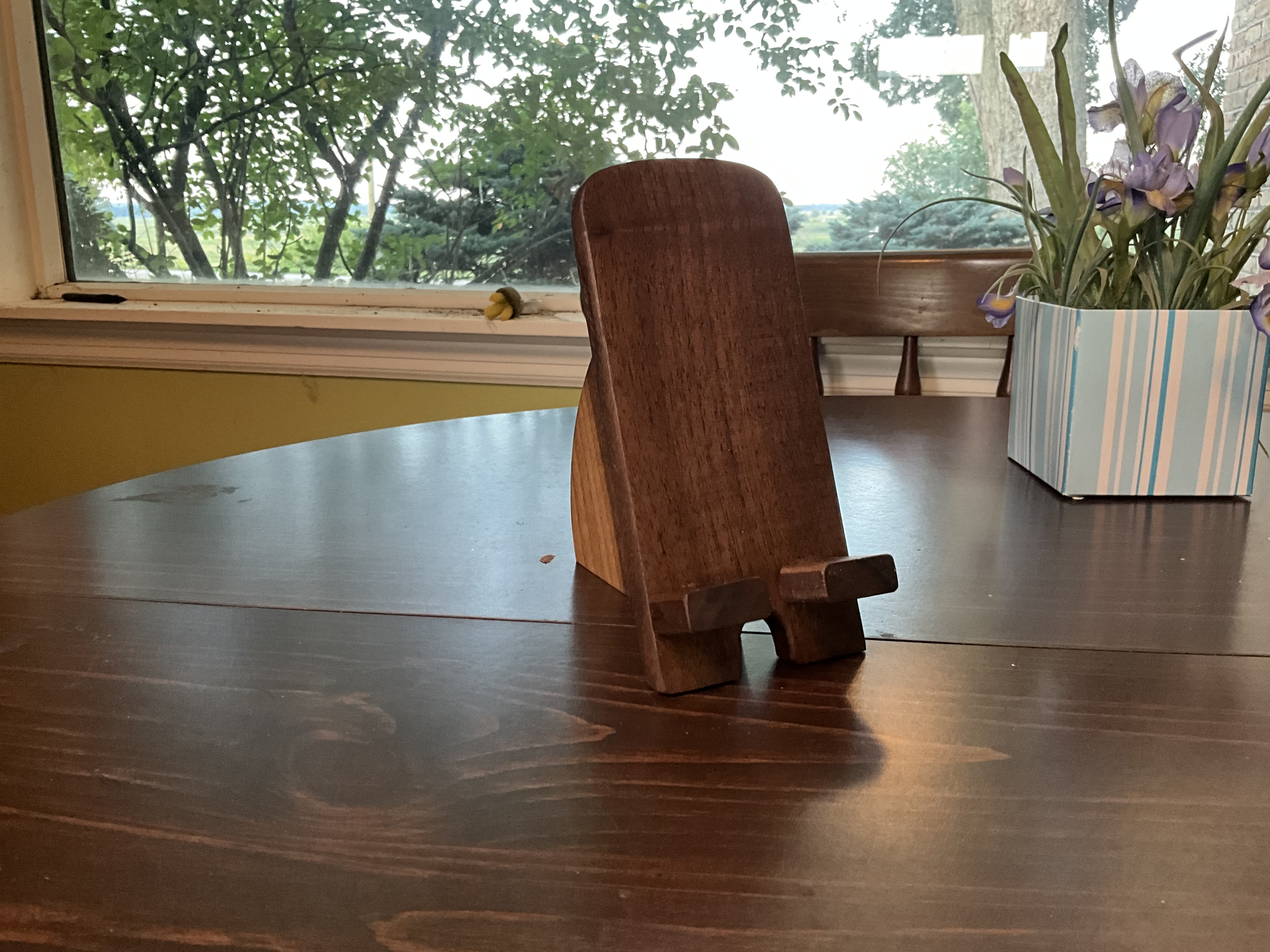 Handcrafted Wooden Phone Stand