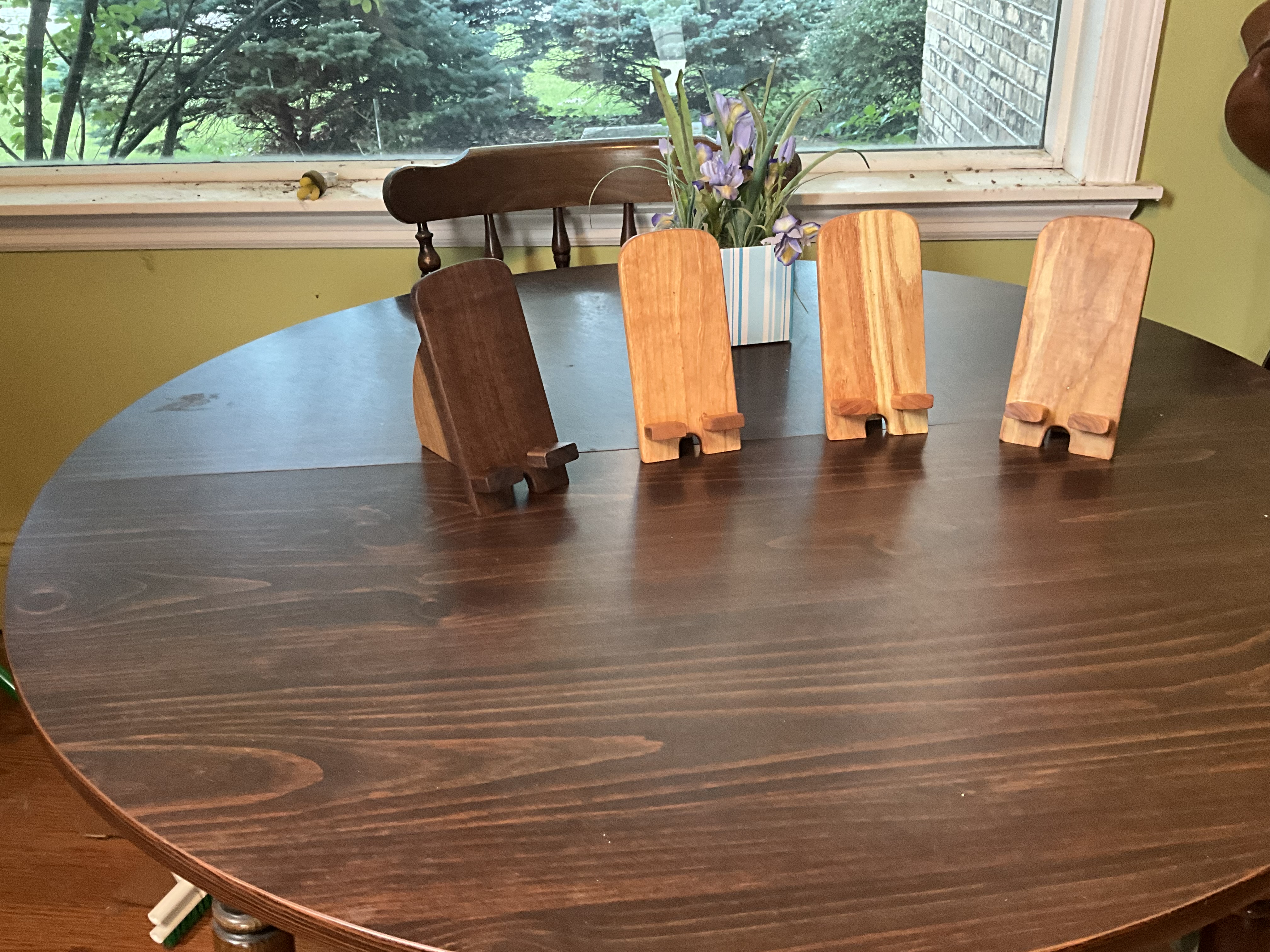 Handcrafted Wooden Phone Stand