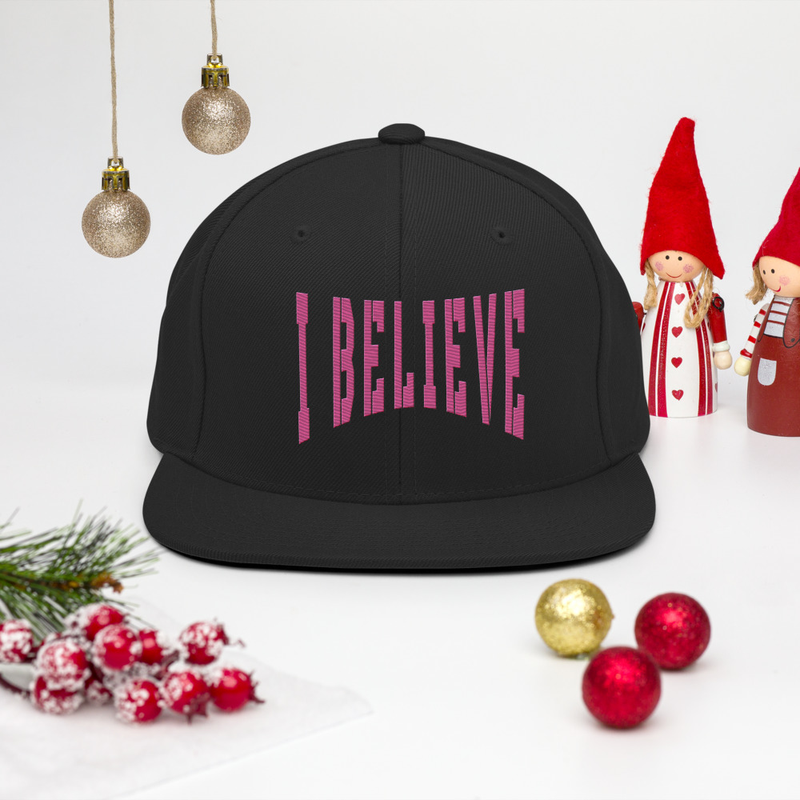 I BELIEVE Snapback Cap