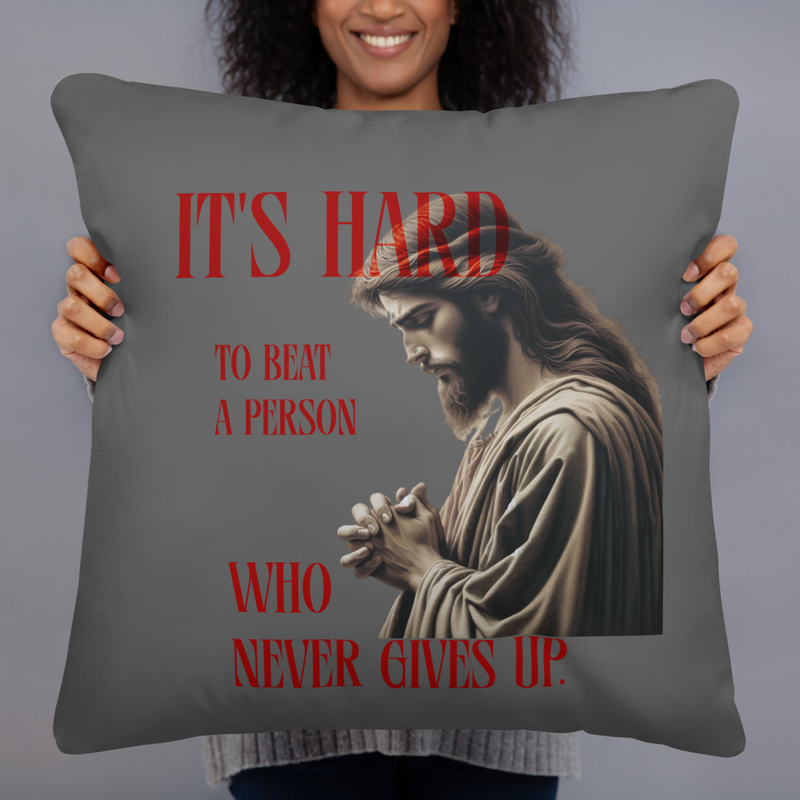 Inspirational Quote Throw Pillow