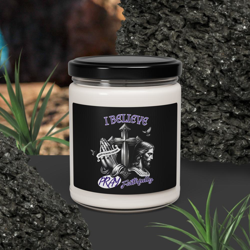 Inspirational Prayer Candle