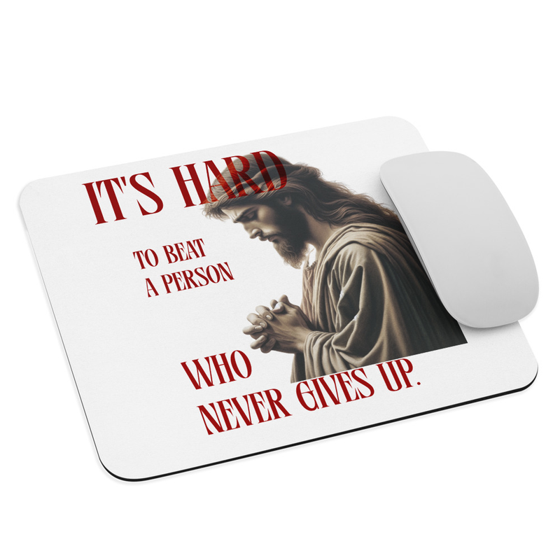 Inspirational Jesus Mouse Pad