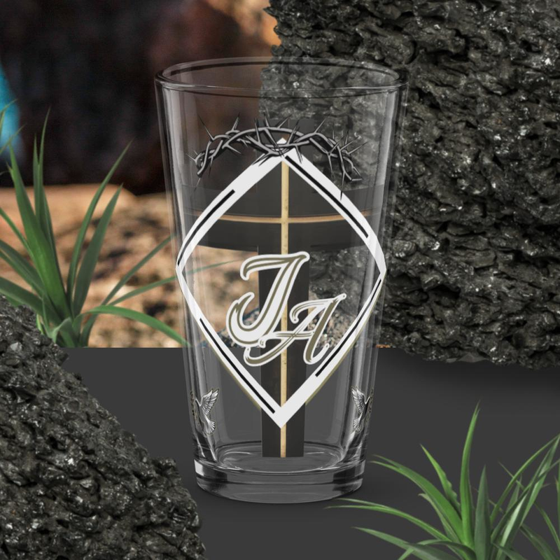 JA Christian Pint Glass