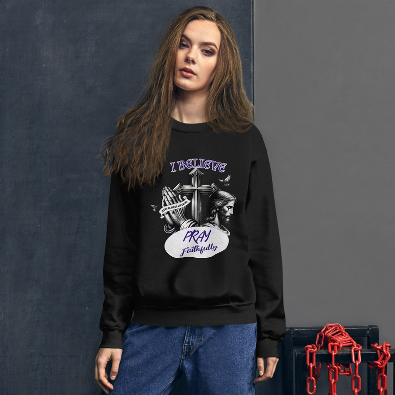 Faithfully Pray Graphic Sweatshirt