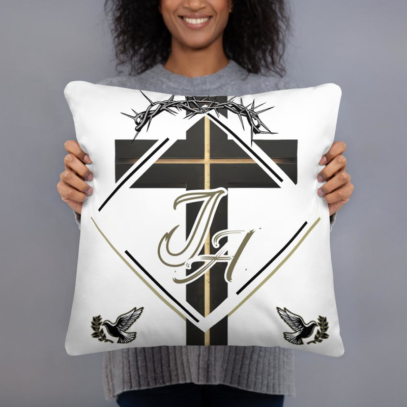 Two Sided Decorative Christian Pillow