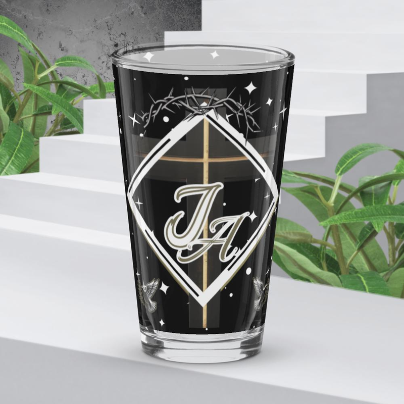 JA Monogram Pint Glass