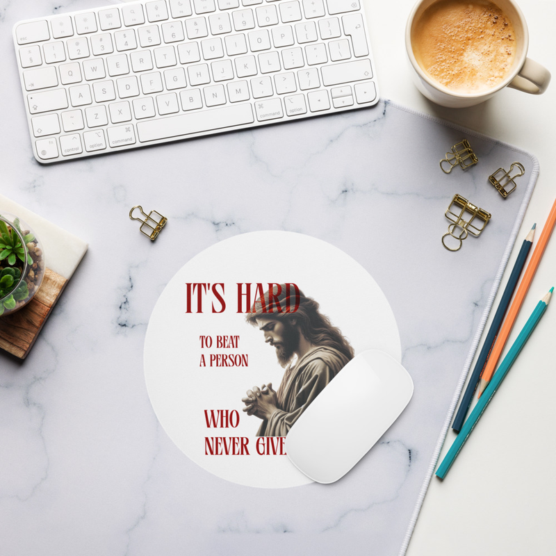 Inspirational Quote Mouse Pad