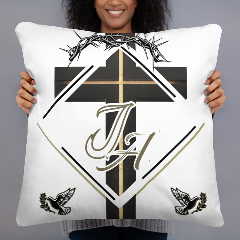 Two Sided Decorative Christian Pillow  